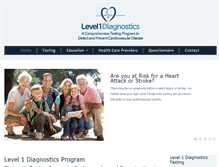 Tablet Screenshot of level1diagnostics.com